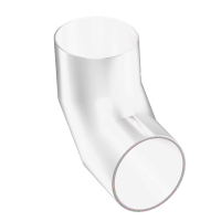 Кожух (окожушка) оцинкованный для отвода 30° 400x0,55 мм ГОСТ 30732-2020