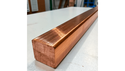 квадрат медный 100 мм М1к купить в Екатеринбурге