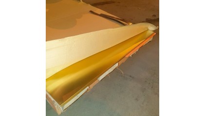 лист латунный ГПРХХ 10x1000x2000 мм Л68 купить в Екатеринбурге