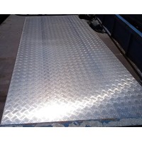 Лист алюминиевый рифленый квинтет 0,3x1000x2000 мм АД ГОСТ 21631-2023