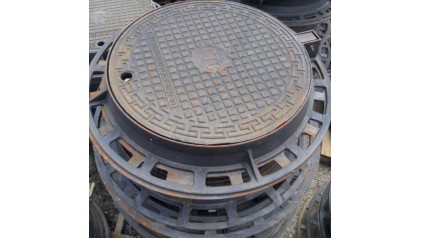 люк чугунный ГТС легкий круглый Т 750x75 мм СЧ10 купить в Екатеринбурге