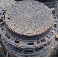 Люк чугунный ГТС легкий круглый Т 740x110 мм СЧ10 ГОСТ 8591-76