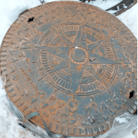 Люк чугунный сверхтяжелый усиленный круглый СТУ (Ф900) 600 мм ВЧ45 ГОСТ 3634-2019