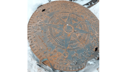 люк чугунный СТ (Е600) круглый 600 мм ВЧ35 купить в Екатеринбурге