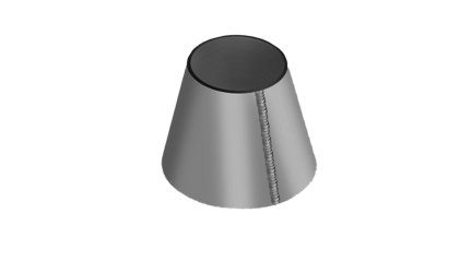 обечайку стальную коническую 1120x720x10 мм 10Г2 купить в Екатеринбурге