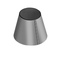 Обечайка стальная коническая 1120x1020x10 мм 20К ГОСТ 14249-89