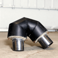 Отвод полиэтиленовый в ППУ изоляции 90° 32x3 мм ГОСТ 30732-2020