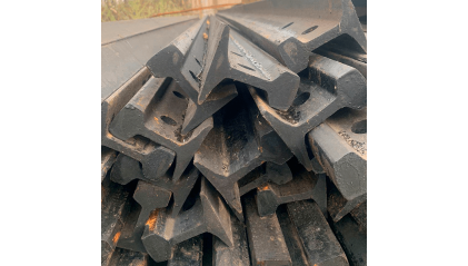 рельсы Р24 стальные узкоколейные 8 м Э76 купить в Екатеринбурге