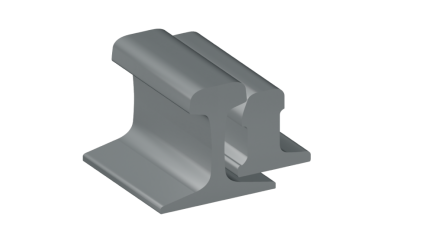 рельсы Р50 стальные рамные с остряком 9 м Э76 купить в Екатеринбурге