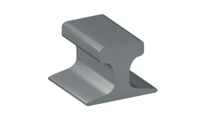 рельсы КР80 стальные крановые 5,5 м К76Ф купить в Екатеринбурге