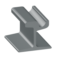 Рельсы РТ62 стальные трамвайные 19 м Э76 ГОСТ 55941-2014