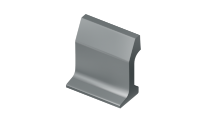 рельсы РК50 стальные контррельсовые 3 м Э76Т купить в Екатеринбурге