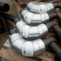 Скорлупа ППУ-ОЦ для отвода 45° 1020x1175 мм ГОСТ 30732-2020