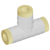 Скорлупа ППУ-ОЦ для тройника 325x325 мм ГОСТ 30732-2020