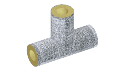 тройник теплоизоляционный минераловатный 1020x219 мм купить в Екатеринбурге