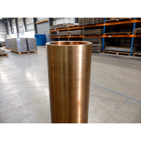 Труба бронзовая прессованная ГКР 10x2,5 мм БрА9Ж4 ТУ 48-21-418-74