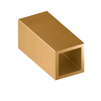 Труба латунная профильная квадратная ДКВНТ 12x12x3 мм Л68 ТУ 48-21-428-84