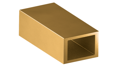 трубу латунную профильную прямоугольную ДПРНТ 120x10x2 мм Л63 купить в Екатеринбурге