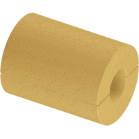 Цилиндр теплоизоляционный минераловатный вырезной без покрытия 1020x30x1000 мм НГ Ц 150 ГОСТ 23208-2022