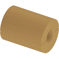 Цилиндр теплоизоляционный базальтовый вырезной без покрытия 1020x60x1000 мм Г1 Ц 100 ГОСТ 23208-2022