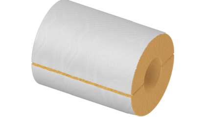 цилиндр теплоизоляционный минераловатный 630x100x1000 мм Г1 Ц 150 купить в Екатеринбурге