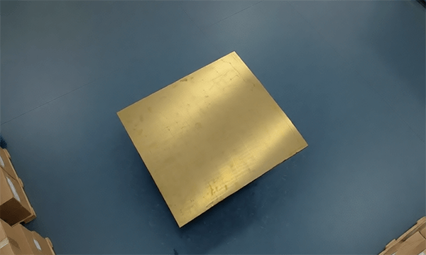 Лист бронзовый