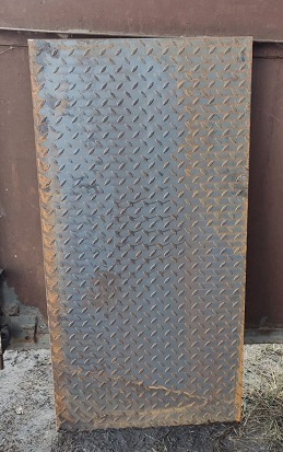 Лист рифленый чечевица