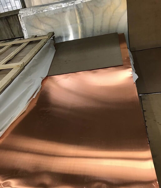Лист медный на складе