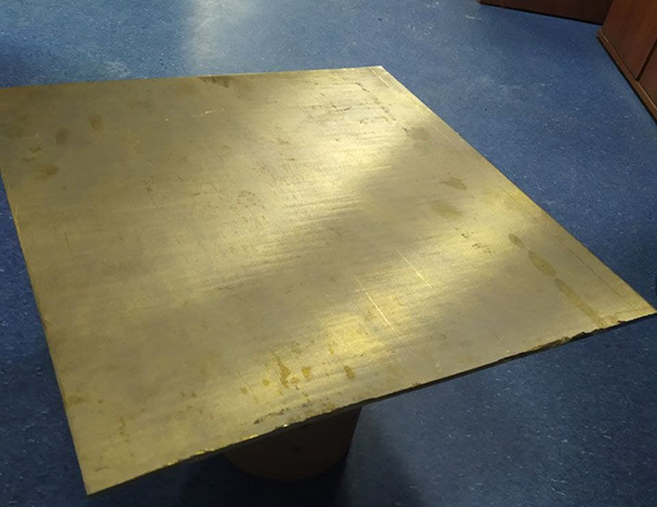 Лист бронзовый