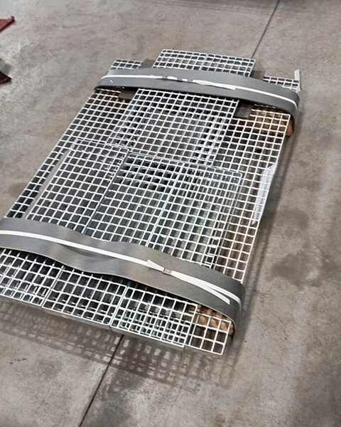 Прессованный решетчатый настил