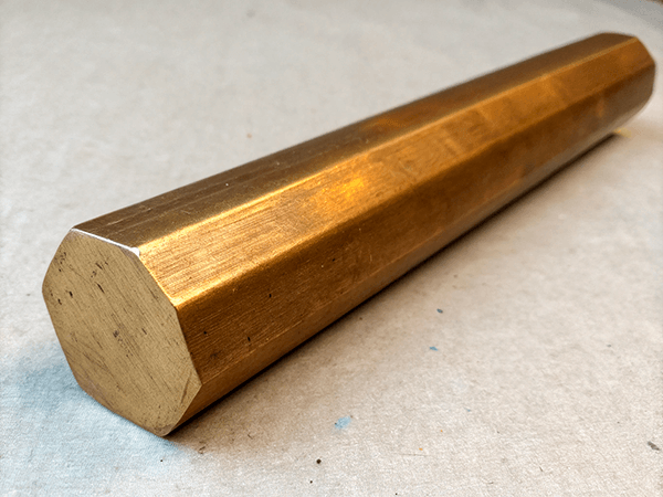 Шестигранник бронзовый