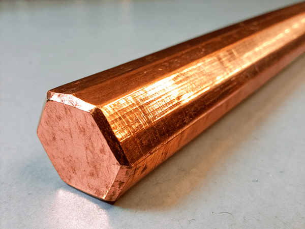 Шестигранник медный