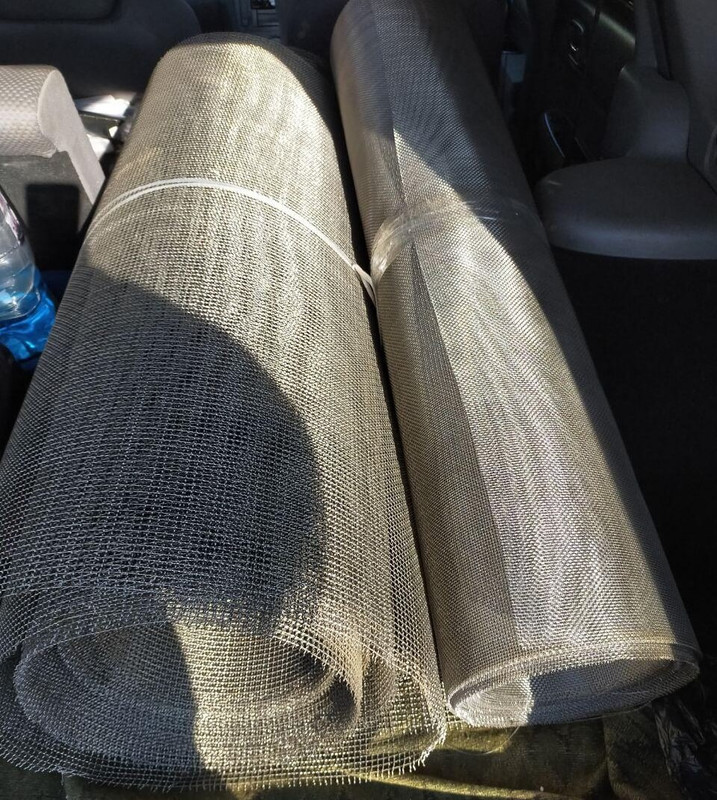 Сетка тканая нержавеющая 1x1x0,4 мм 12Х18Н10Т ГОСТ 3826-82 фото